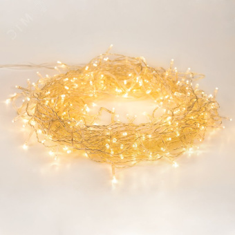 Гирлянда Твинкл Лайт 4 м, прозрачный ПВХ, 25 LED, тёплый белый