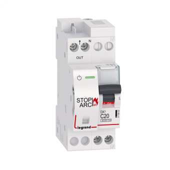 УЗДП DX3 Stop Arc 1P+N C20A 6000A (c авт. выключателем)