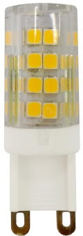 Лампы СВЕТОДИОДНЫЕ СТАНДАРТ LED JCD-5W-CER-827-G9 (диод, капсула, 5Вт, тепл, G9)