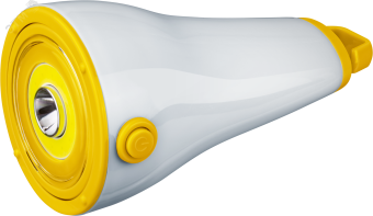 Фонарь светодиодный NPT-CA19-3AAA 1COB LED 3Вт 125Лм кемпинг крюк пластик