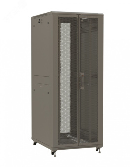 Шкаф напольный 19-дюймовый 42U 2055x800х800 мм (ВхШхГ)перфорированные двери