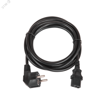 Кабель питания TLKSchuko CEE 7/7 - C13 3x0.75мм2 5 м 250В 6A черный