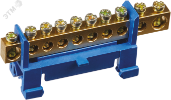 Шина нулевая на DIN-изоляторе тип Стойка NBB-M69-10P/B