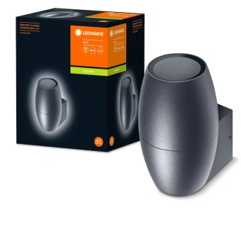 ENDURA CLASSIC GU10 CANNON UP DARK GREY IP44 - Уличный настенный светильник БРА(кокон) LEDVANCE