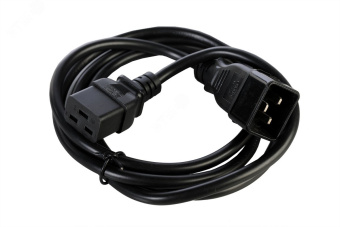 Шнур питания с заземлением IEC 60320 C19/IEC 60320 C20 16A/250В (3x1.5) 3 м