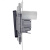 Переключатель IP44 INSPIRIA 10 AX 250 В~ антрацит