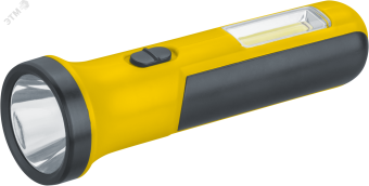 Фонарь светодиодный NPT-CP27-ACCU пластиковый 1LED 1Вт+1COB LED 2Вт li-ion 0,4Ач 2режима