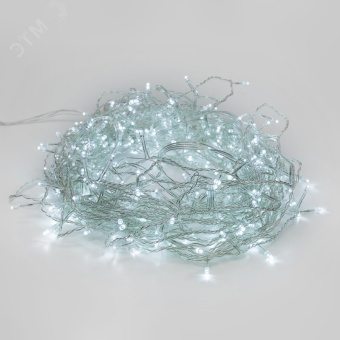 Гирлянда Твинкл-Лайт 10 м, прозрачный ПВХ, 80 LED, белое свечение