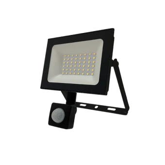 50W/4200К SENSOR (ЧЁРНЫЙ) 220-240В 4250Лм 170x180x45мм - Светодиодный прожектор с датчиком движения и освещённости FOTON LIGHTING