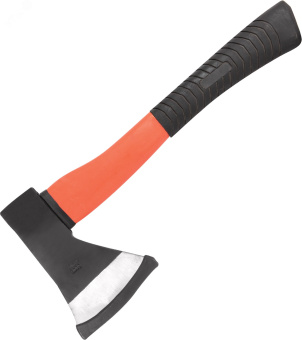 Топор 800гр Премиум AXE8PR, скругл. лезвие, пластиковая рукоятка