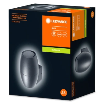 ENDURA CLASSIC GU10 CANNON UP DARK GREY IP44 - Уличный настенный светильник БРА(кокон) LEDVANCE