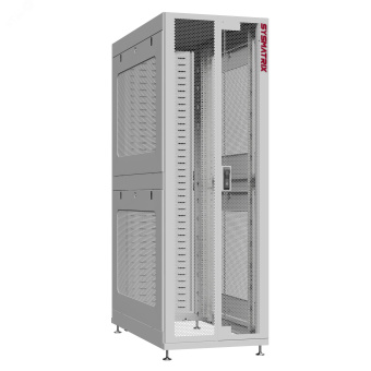 Шкаф серверный 24U 800х1200 передняя дверь: двустворчатая перфорированная IP20. задняя дверь: протект IP41. боковые панели: перфорированные. цвет: серый RAL7035 