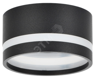 LIGHTING Светильник 4032 накладной потолочный под лампу GX53 черный IEK