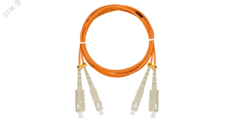 Шнур оптический соединительный мм 50/125 OM2 SC/UPC-SC/UPC двойной LSZH