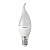 Лампа светодиодная LED 10w 6500К, E14, 900Лм, матовая свеча на ветру IONICH