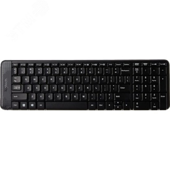 Комплект клавиатура + мышь беспроводной MK220, черный