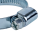 Хомут червячный 50-70/9 W1 оцинкованная сталь 1Л 50-70-7 ГОСТ 28191-89