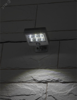 Прожектор с датчиком движения c выносной солнечной батареей, 6LED,150lm ERAFS024-07