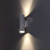 LIGHTING Светильник уличный 5108 настенный под лампу 2хGU10 IP65 белый IEK