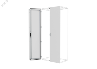 Дверь глухая двухстворчатая RS52 200.80 HП НЗМ