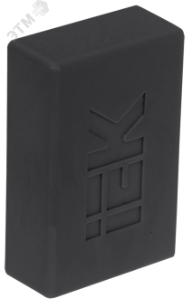 ELECOR Заглушка КМЗ 16х16 черный (4шт/компл)