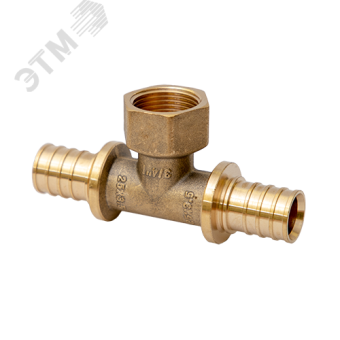 Тройник аксиальный 20x1/2'x20 ВР