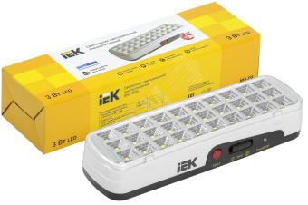 Светильник ДБА 3926 аккумулятор 3-5ч 3Вт IEK
