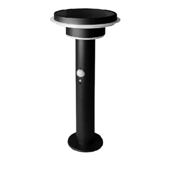 6W/3000K SOLAR+SENSOR h=400mm IP44 400Lm (ENDURA LED STYLE 2CIRCLE) Чёрный - Уличный садово-парковый светильник на солнечной батарее LEDVANCE