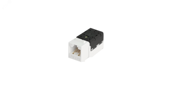 Модуль Keystone Cat 6а RJ45/8P8C для FT-TOOL неэкранированный белый