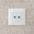 Avanti Компьютерная розетка RJ-45 без шторки в    стену, кат.5е двойная, Белое облако