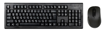 Комплект клавиатура + мышь беспроводной 7100N, USB, черный