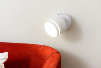 LIGHTING Светильник 4034 настенно-потолочный под лампу GX53 белый IEK