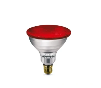 PHILIPS PAR38 IR175R E27 230V d121x136 красная - инфракрасная лампа
