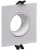 LIGHTING Светильник 4101 встраиваемый под лампу MR16 квадрат пластиковый белый IEK LIGHTING Светильник 4101 встраиваемый под лампу MR16 квадрат пластиковый белый IEK