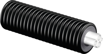 Труба теплоизолированная Quattro Midi 2X25X2,3-25X3,5-20X2,8/140 PE-Xa, PN6+10