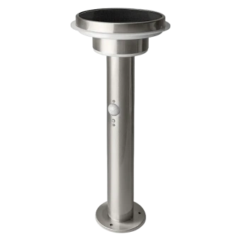 6W/3000K SOLAR+SENSOR h=400mm IP44 400Lm (ENDURA LED STYLE 2CIRCLE) Steel - Уличный садово-парковый светильник на солнечной батарее LEDVANCE