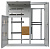 Корпус металлический 101х95х10 IP31 без клемм ЩЭ-4