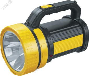 Фонарь светодиодный NPT-SP33-ACCU прожектор кемпинг 1LED 3Вт+24LED 5Вт lead-acid 1Ач