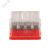 Клеммы монтажные PTC-4P 2273-204 450V 32A 0,14-4.0mm2 , 4 отверстия,  прозрачные,/ 50 шт.