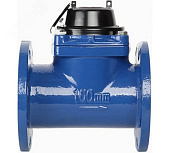 Счетчик холодной воды с импульсным выходом Ду100 фланцевый, межповерочный интервал 6 лет
