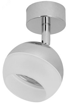 LIGHTING Светильник 4011 накладной настено-потолочный под лампу GX53 хром IEK