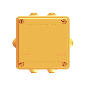Коробка пластиковая FS с кабельными вводами и клеммниками IP55 100х100х50мм