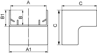 Угол внутренний 22x10 AIM In-liner