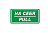 Наклейка информационный знак На себя 150х300 мм,