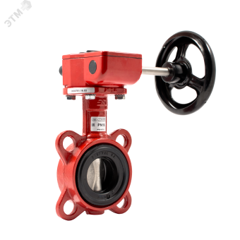 Затвор дисковый поворотный ЗПВЛ-FL (W)-5-900-MDV-Е DN 900 PN 10 м/ф (с редукт.)