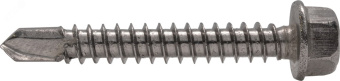 Саморез с шестигранной головкой с буром  DIN 7504K   4,8x25 A2