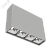 Светильник светодиодный ДПО-14Вт 3000К DL-Box Reflect Multi DALI 35x75 град. серый