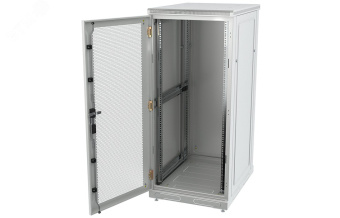 Шкаф напольный телекоммуникационный 19д33U(600x800) перед и зад дверь перф