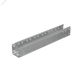 Лоток перф. 100х100х0,8 L2500 мм Быстрый монтаж ПЛЮС INOX304