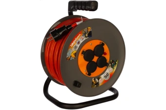 4х50м | 16А / 3500W / IP44 / Термозащита / ПВС 3х2.5 | - Удлинитель на катушке UNIVersal